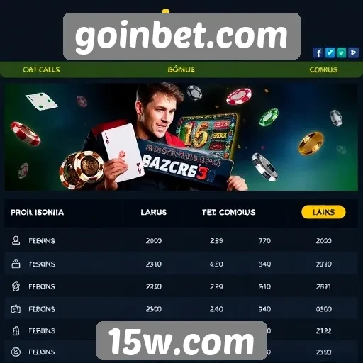 Comparativo de bônus e promoções do site